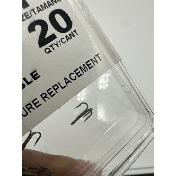 20 EAGLE CLAW FISH TREBLE HOOKS LAZER SHARP Size L374T -14. - Picture 5 of 5